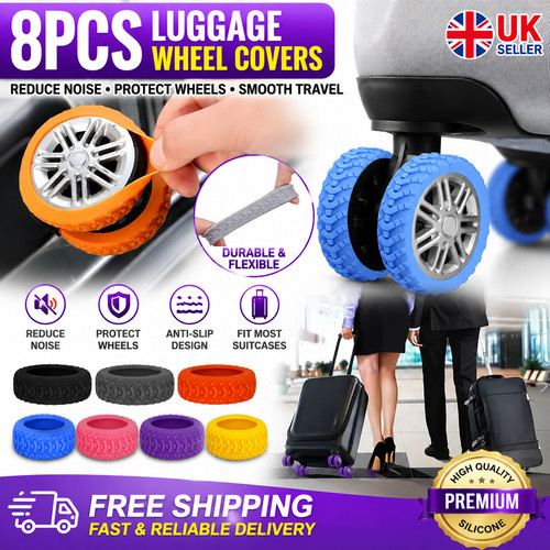 8pcs silicone trolley wheel - 8pcs,