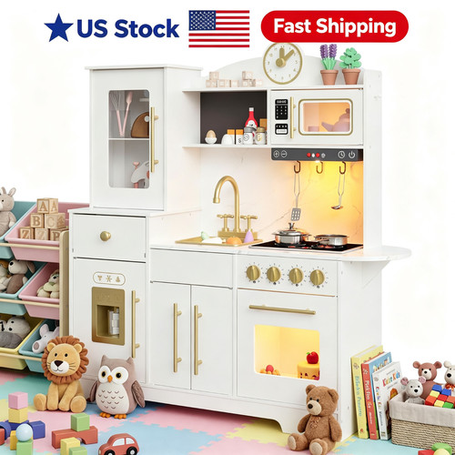 Play kitchen for - kids, wooden