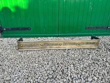 Georgian Style Pierced Brass Fireplace Fender C1900’s