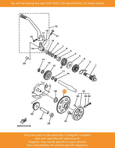 Yamaha gear idler - gear,,