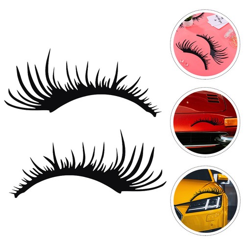 Pairs eyelash car sticker - ,