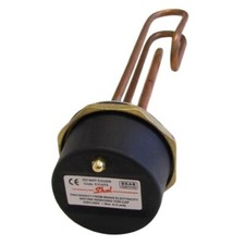 Heatrod/Shel C11ATS Copper Immersion Heater with Safety Thermostat - 11"