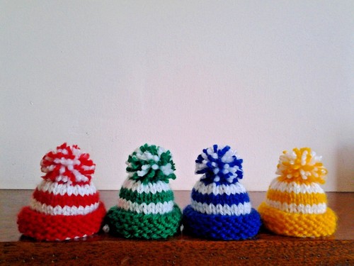 Hand knitted egg - knitted,