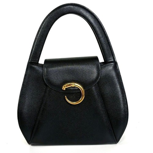 Cartier panthere handbag black - cartier,