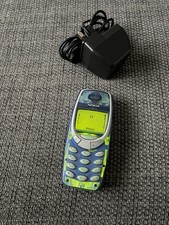 Nokia 3310 Rare Clear Blue Mobile Phone Unlocked Fully Working VGC New Battery