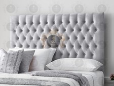 CHESTERFIELD PLUSH VELVET HEADBOARD 36" - KINGSIZE | DOUBLE | SINGLE - 8 COLOURS