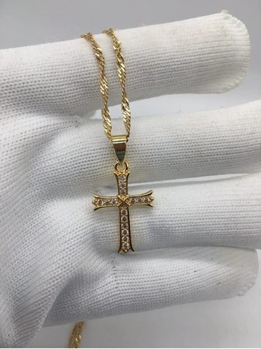 18ct gold filled chain - gold,