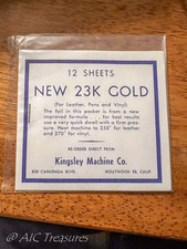 23k gold foil sheets from