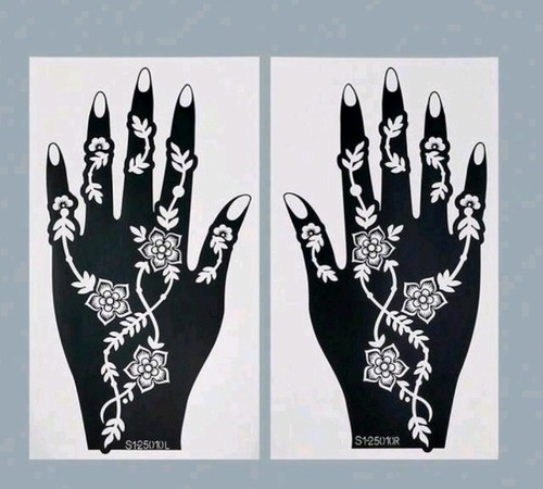 Sheets reusable henna mendhi - henna,