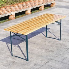 UK Long Folding Wooden Beer