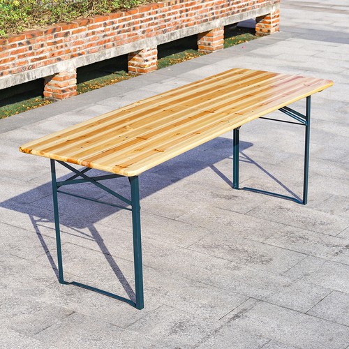 Long folding wooden beer - long,