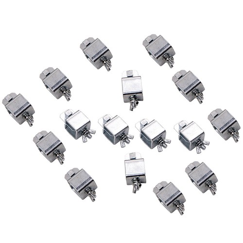 16pcs butt welding clamps - 16pcs,