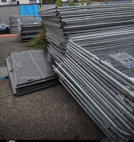 Heras fence panels set - fence,