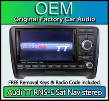 Audi TT Sat Nav radio stereo