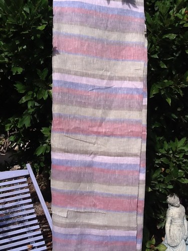 Pastel stripe linen - pastel,