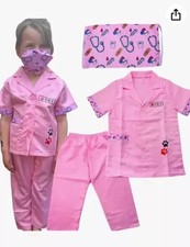 Vet Costume Pink Nurse Girls