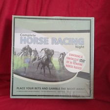 NEW SEALED Complete Horse Racing Night DVD Game - New & Sealed - Mad Moose 2007