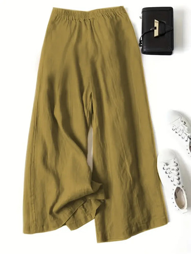 Women vintage wide leg ankle - vintage, wide-leg