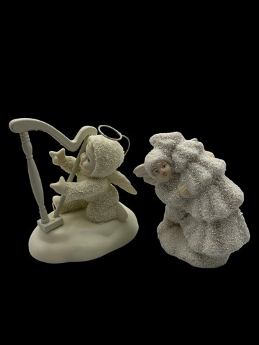 Snow babies harpist 2001 - snow,