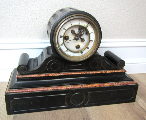 Antique french black slate - black,