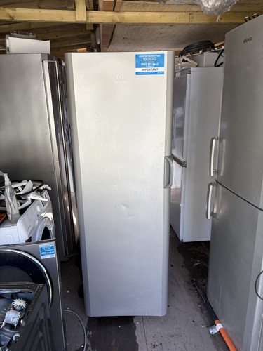 Indesit tall freezer - tall, silver