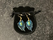 Handmade  Acrylic Gold Tone