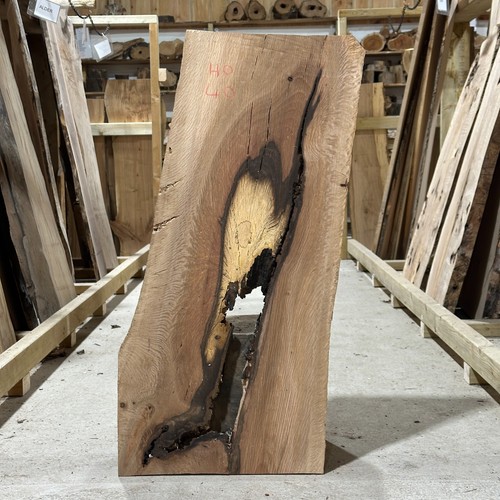 Holm oak plank board waney - oak,