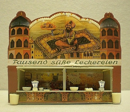 Vintage plastic building - vintage,