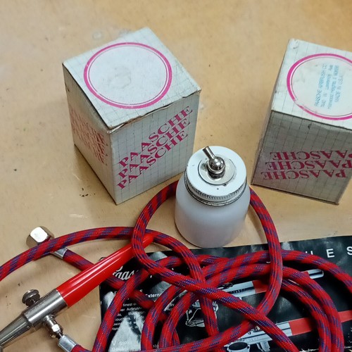 Paasche airbrush with hose - with,