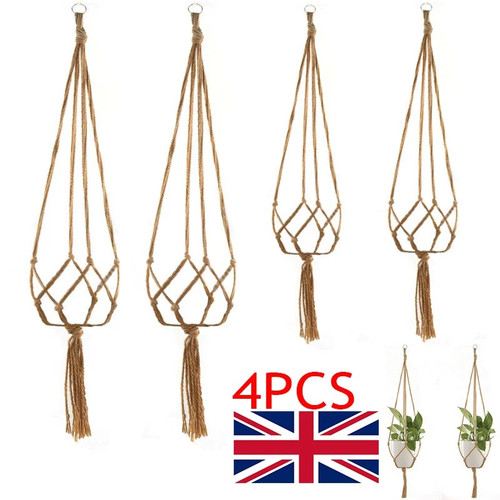 4pcs macrame plant hanger - 2/4pcs,