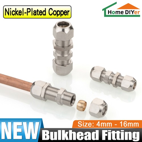 Bulkhead straight compression - straight,