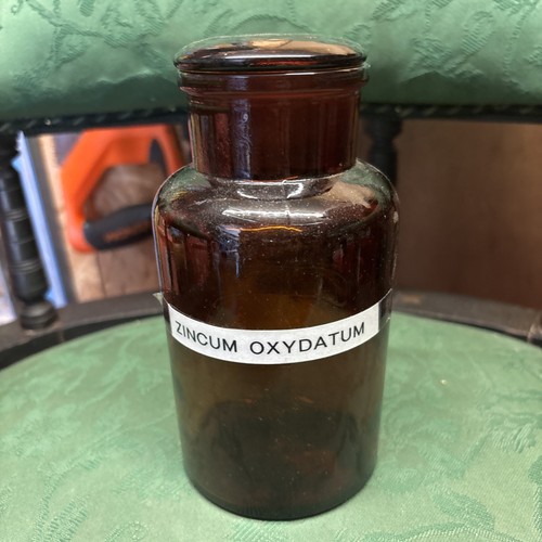 Apothecary brown glass - brown, bottle