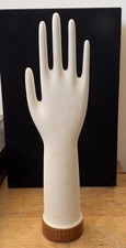 Vintage White Ceramic Hand