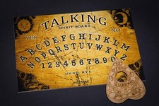 Wooden Ouija Board game &