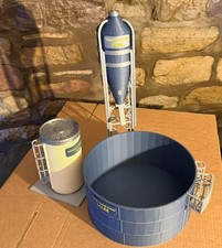 Farm yard toys feed bin silo high discharge 1/32 scale 4 colours