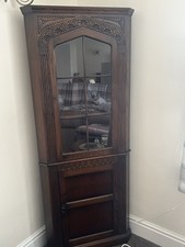 Vintage Dark Oak Corner Unit