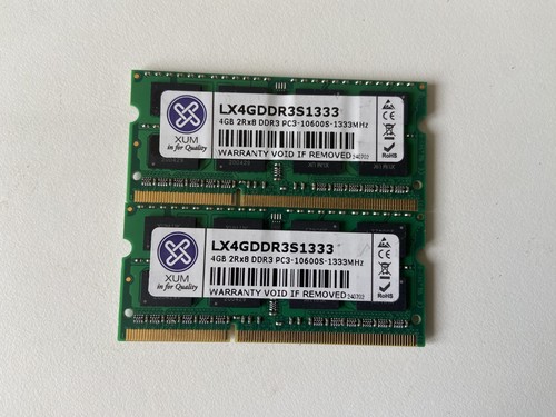 Xum 8gb 4gb pc3 - 8gb, pc3-10600s