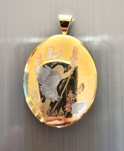 Vintage 14k gold filled fairy - vintage,