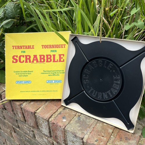 Vintage scrabble turntable - vintage,