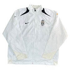 Nike Juventus Track Jacket 90s Vintage Y2K Full Zip White Mens 2XL