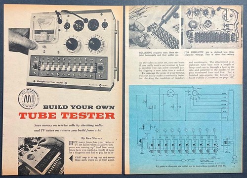 Knight 400 tube tester - tube,