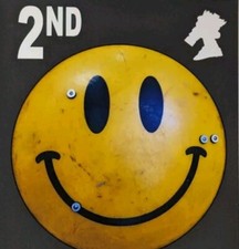 James Cauty Smiley Riot Shield