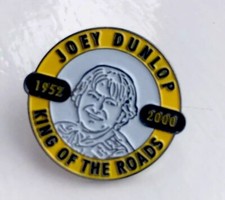 Joey Dunlop Lapel Pin Badge