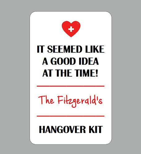 Portrait hangover kit sticky - kit,