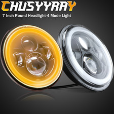 2pcs 7" Led Headlight Fit