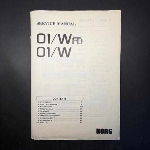 Vintage korg wfd 01 w - 01/wfd, 01/w