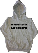 World's Best Lifeguard Kids Hoodie Sweatshirt