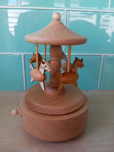 Musical carousel rotating - musical,