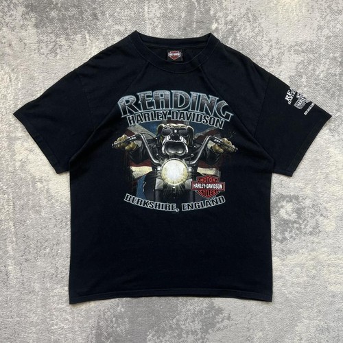 Black harley davidson graphic - davidson,