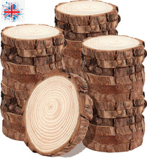 120pc round log slices - log,